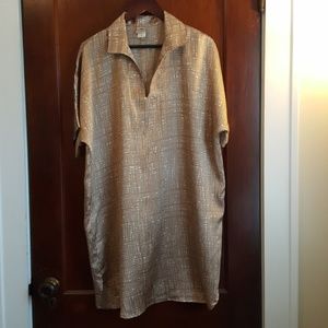 Natori nightgown, beige and gold - Size M